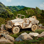 Army Jeep - Rompecabezas 3D - Maqueta de Madera Rolife