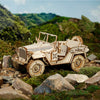Army Jeep - Rompecabezas 3D - Maqueta de Madera Rolife