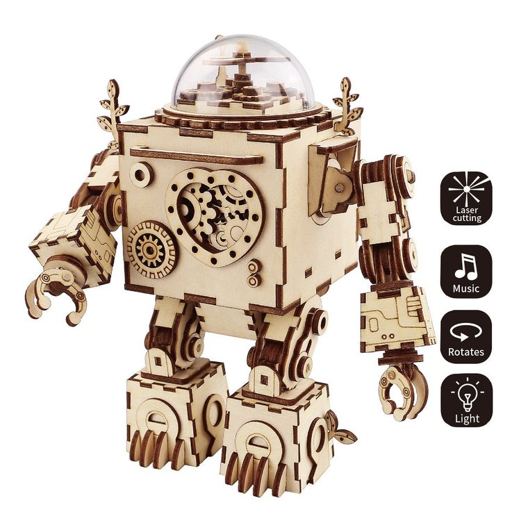 Orpheus Music Box - Rompecabezas 3D de Madera - ROKR