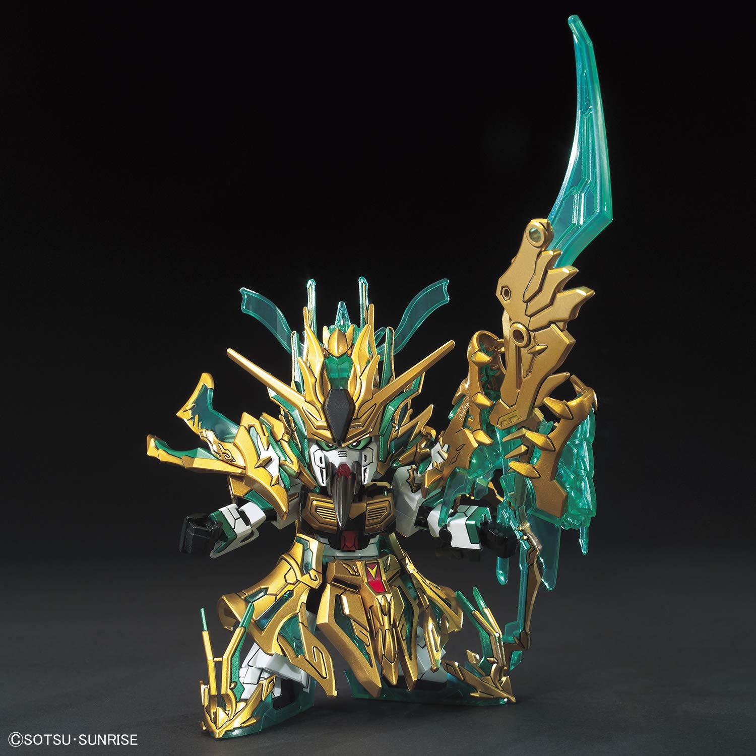 SD SANGOKU SOKETSUDEN Wu Sheng Guan Yu Yun Chang  GUNDAM - Model Kit Articulado - Bandai