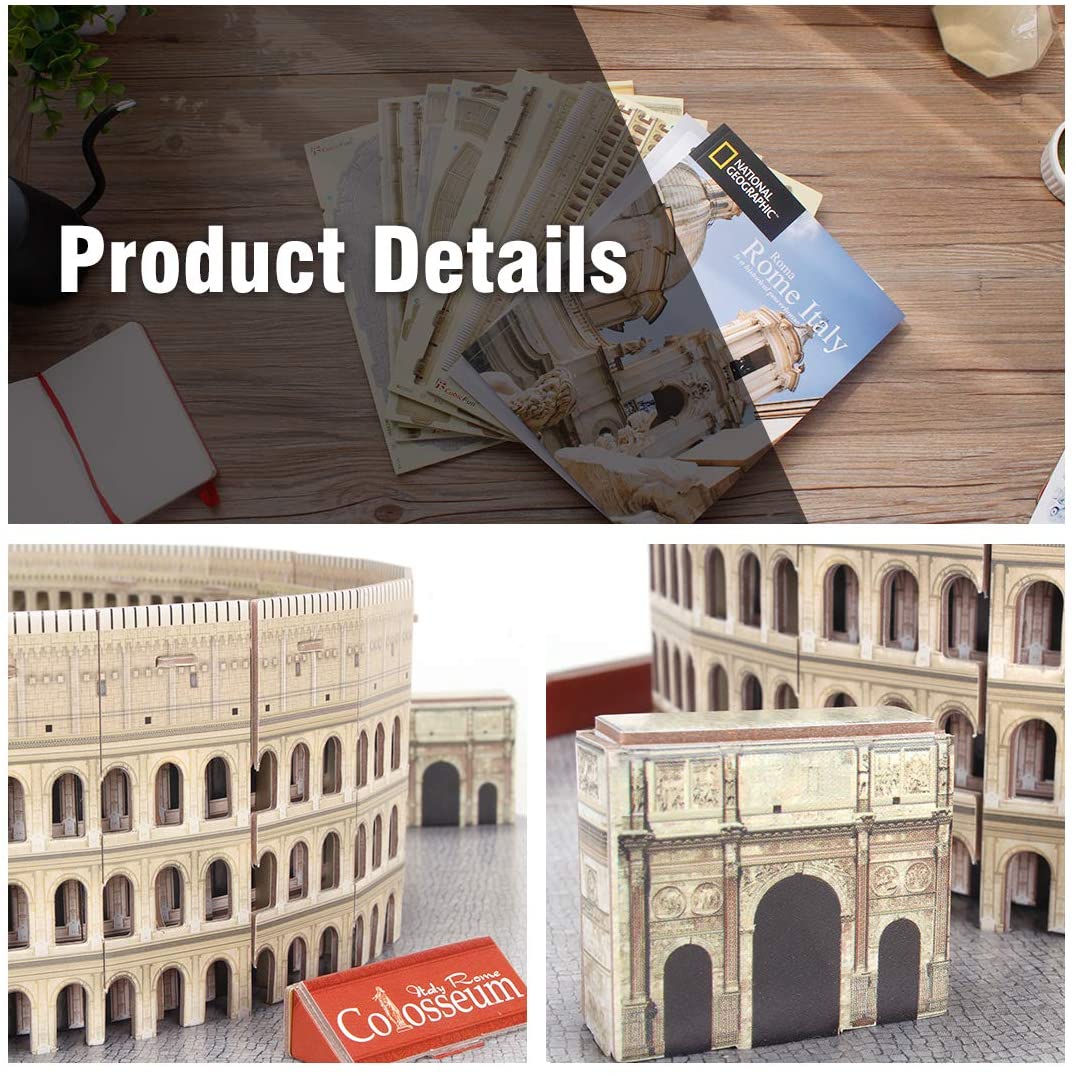 The Colosseum Rome - Nat Geo - Rompecabezas 3D