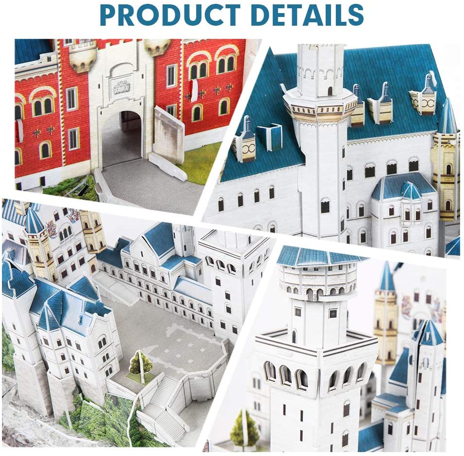 Neuschwanstein Castle Germany - Nat Geo - Rompecabezas 3D