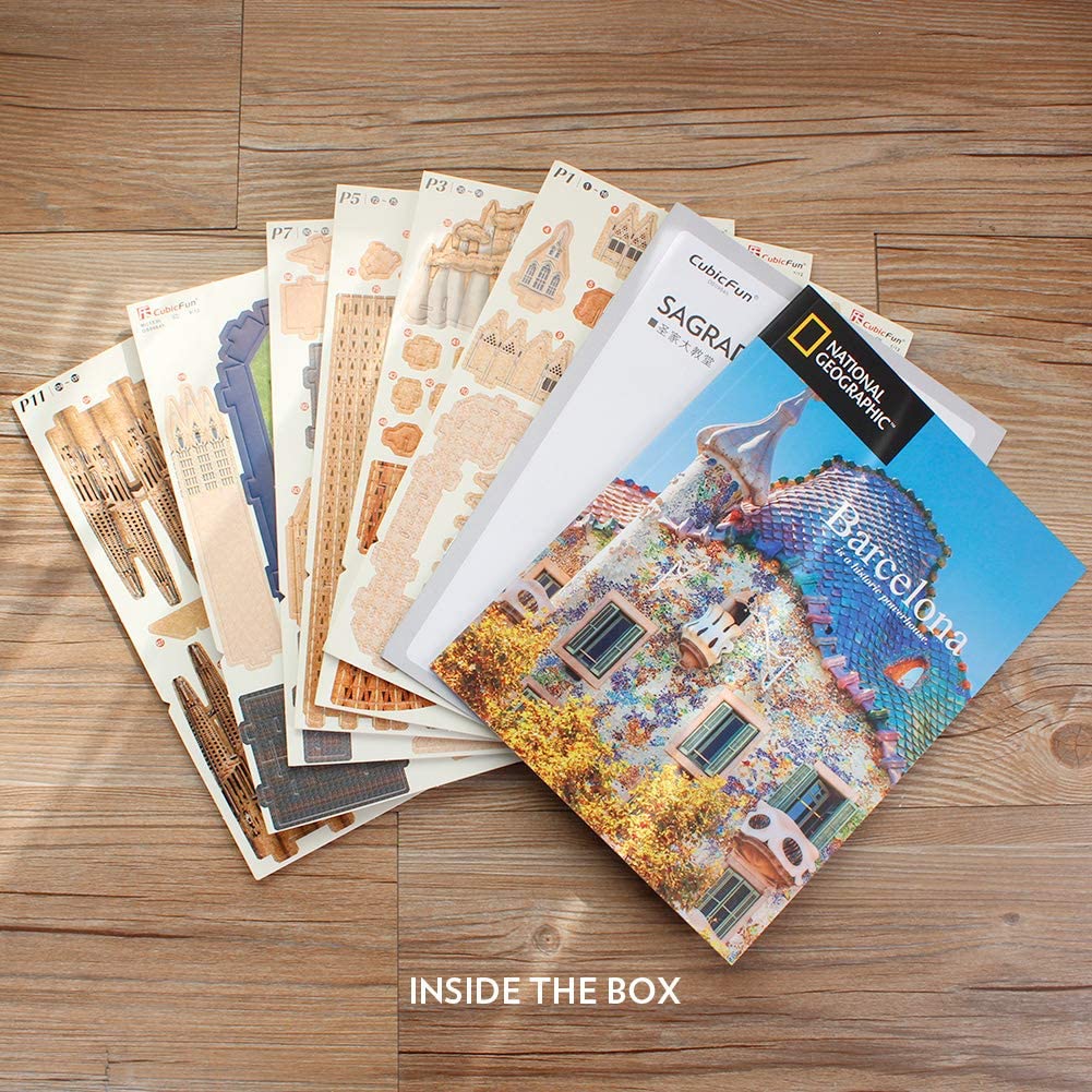 Sagrada Familia Barcelona - Nat Geo - Rompecabezas 3D