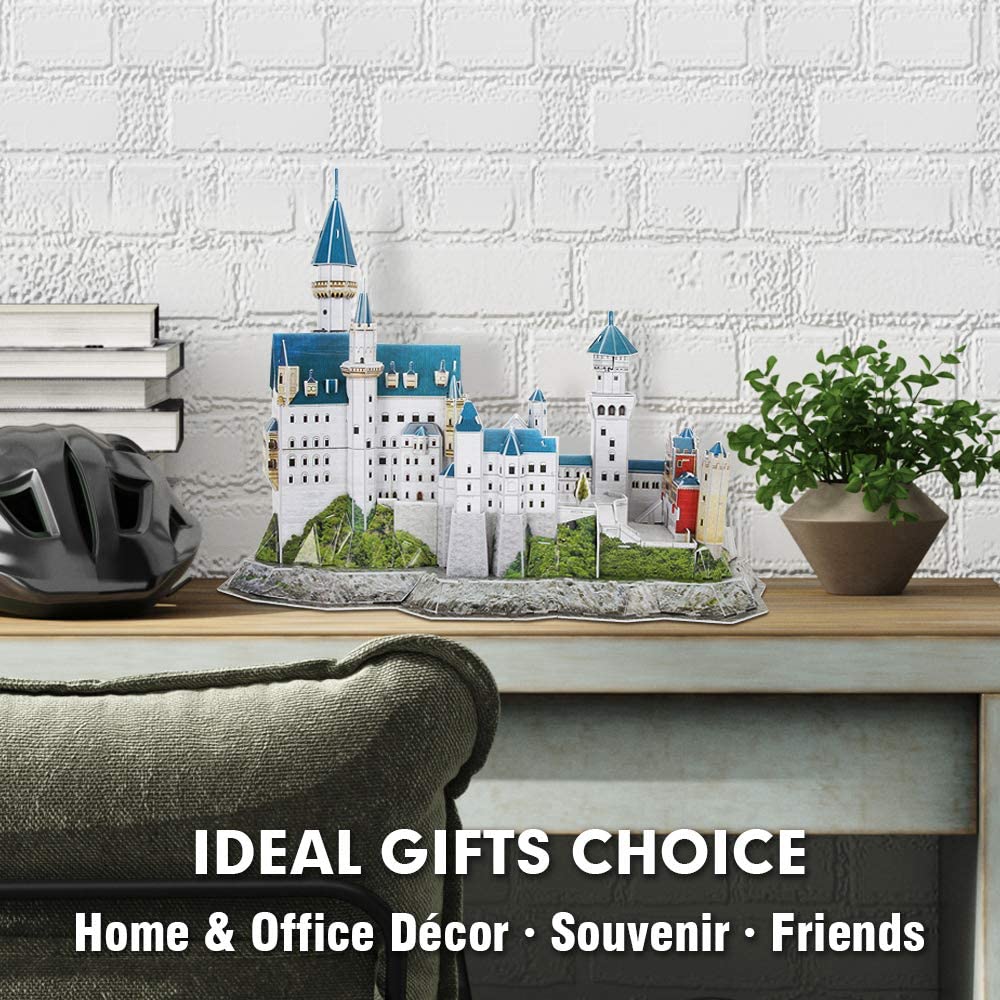 Neuschwanstein Castle Germany - Nat Geo - Rompecabezas 3D