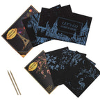 Kit Scratch Postales Europa - Scratch Art