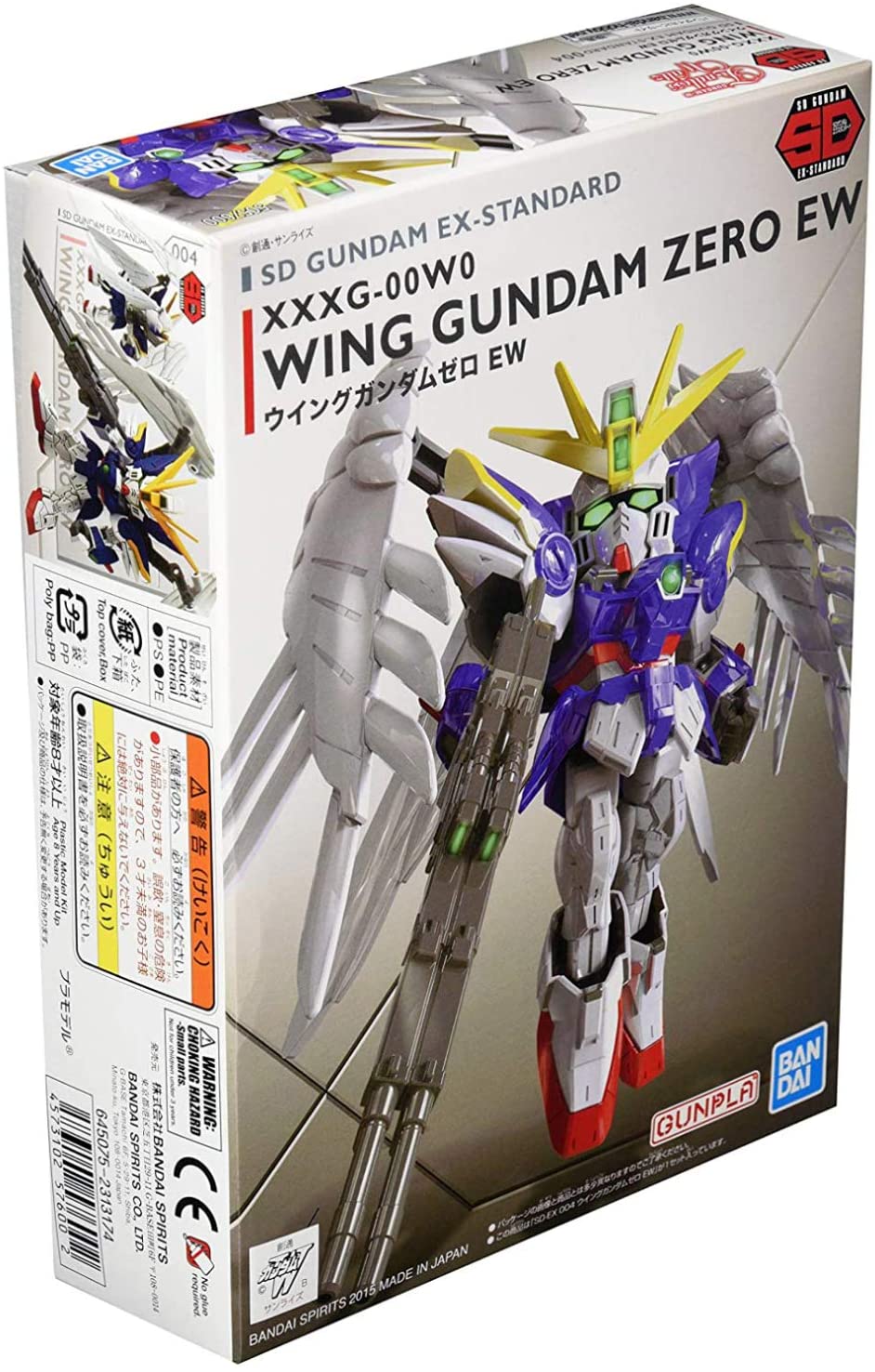 SD Gundam Ex-Standard 004 Wing Gundam Zero (Ew) - Model Kit Articulado - Bandai