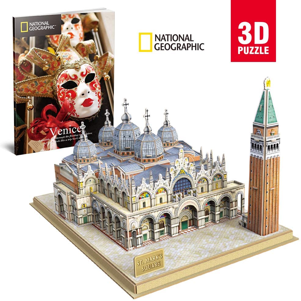 St. Mark's Square Venecia - Nat Geo - Rompecabezas 3D
