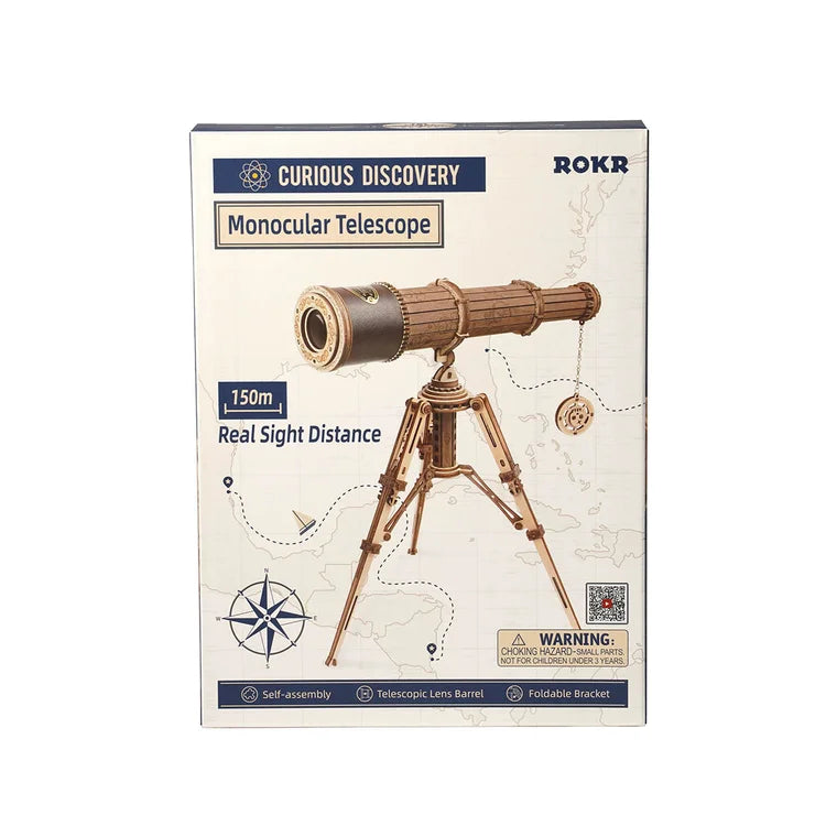 Monocular Telescope - Rompecabezas 3D de Madera - ROKR