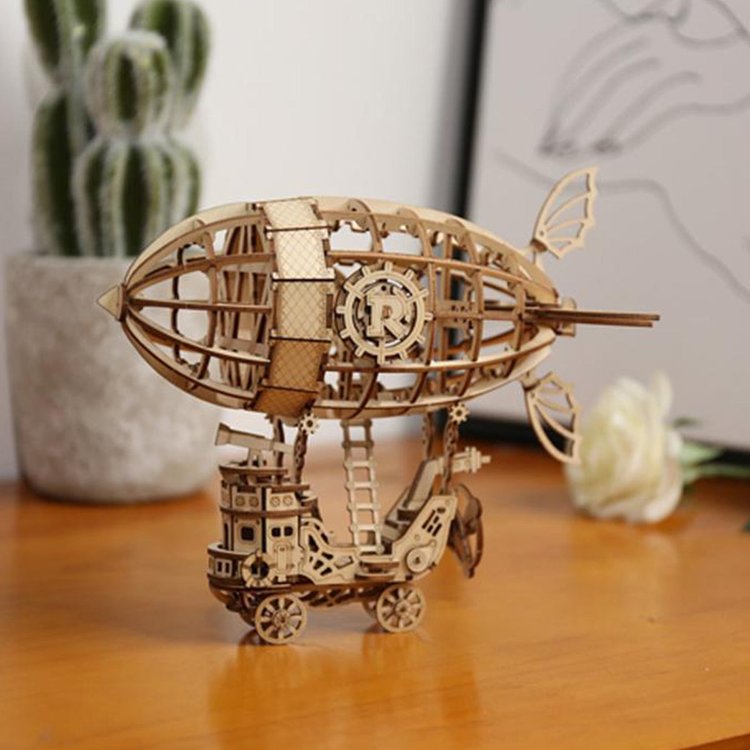 Airship - Rompecabezas 3D - Maqueta de Madera Rolife