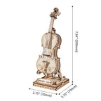 Cello - Mini Chelo - Maqueta de Madera Rolife
