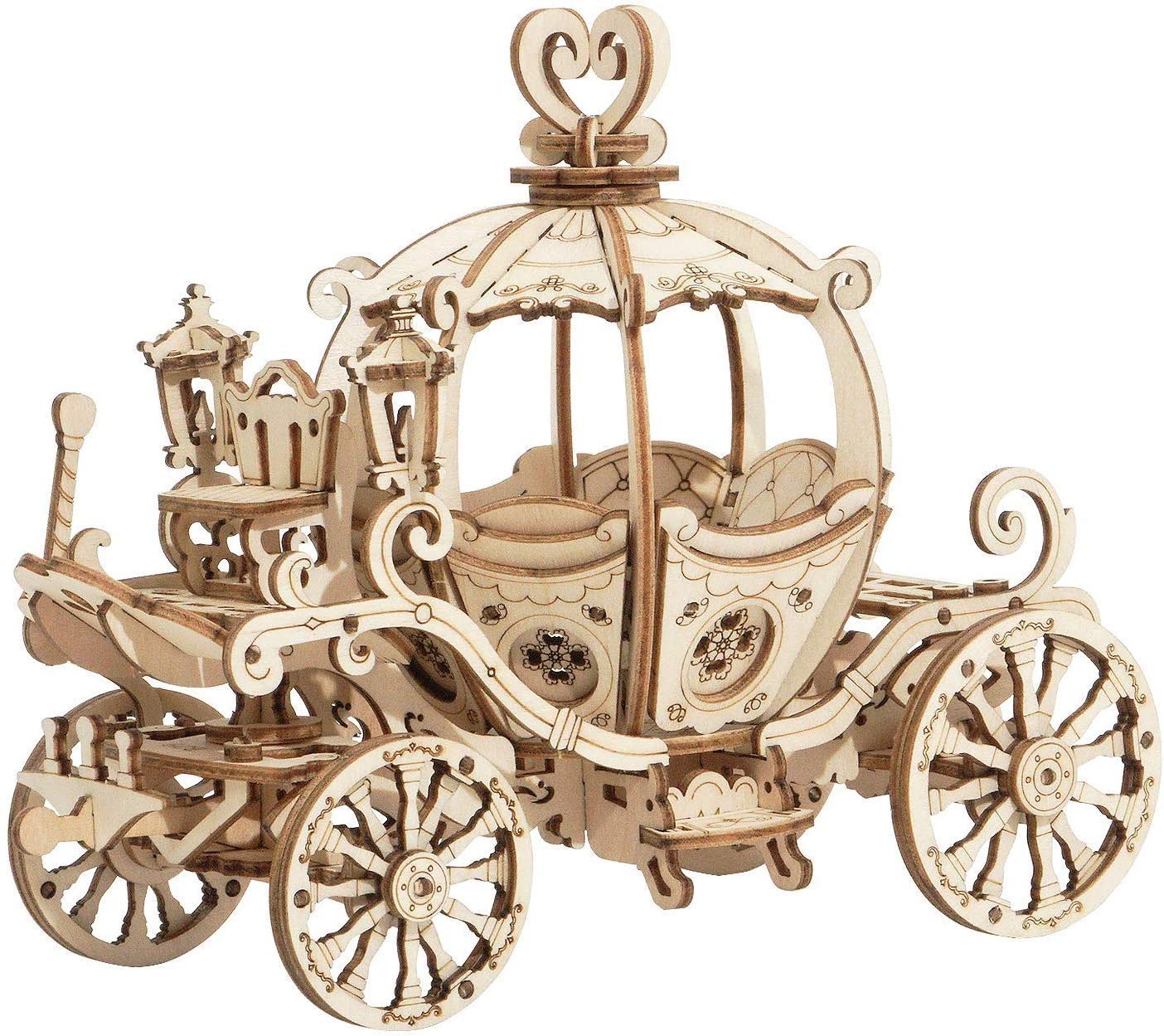Pumpkin Cart - Rompecabezas 3D - Maqueta de Madera Rolife