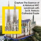 St. Patrick's Cathedral New York - Nat Geo - Rompecabezas 3D