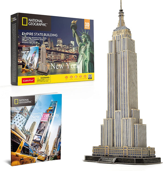 Empire State Building New York - Nat Geo - Rompecabezas 3D