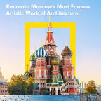 Saint Basil's Cathedral Moscow - Nat Geo - Rompecabezas 3D