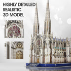 St. Patrick's Cathedral New York - Nat Geo - Rompecabezas 3D