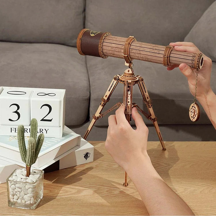 Monocular Telescope - Rompecabezas 3D de Madera - ROKR
