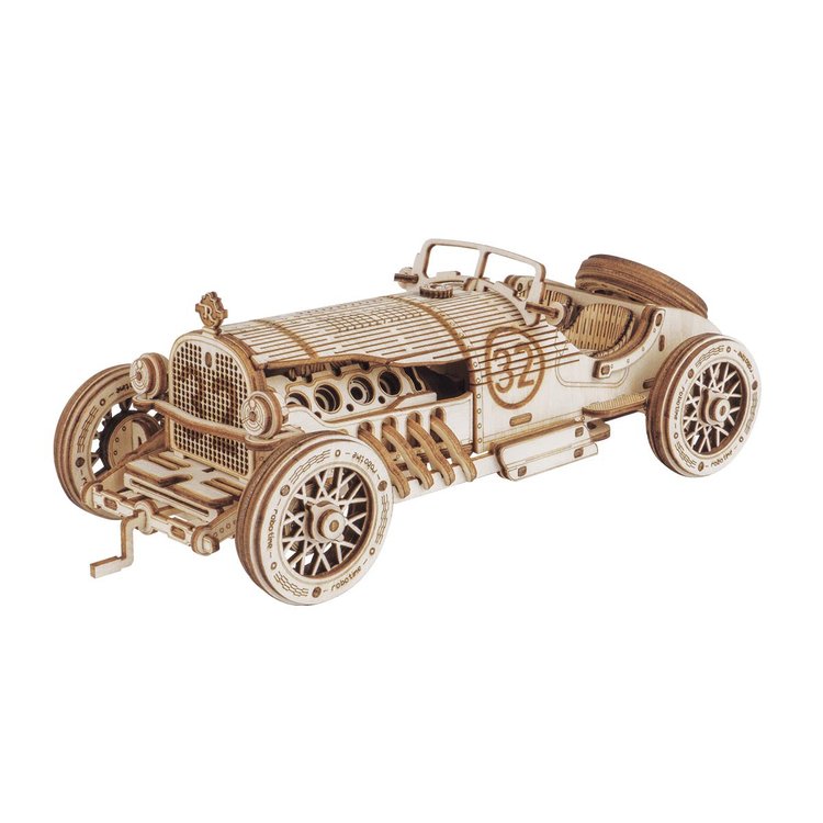 Grand Prix Car V8 - Rompecabezas 3D - Maqueta de Madera Rolife