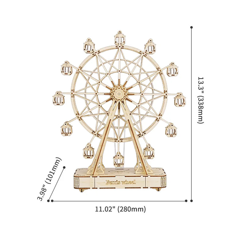 Ferris Wheel Musical - Rompecabezas 3D - Maqueta de Madera Rolife