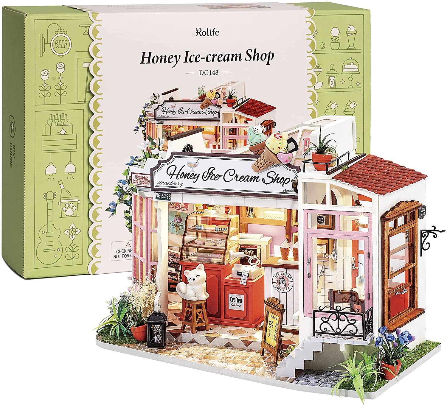 Honey Ice-Cream Shop - Maqueta a Escala - Rolife