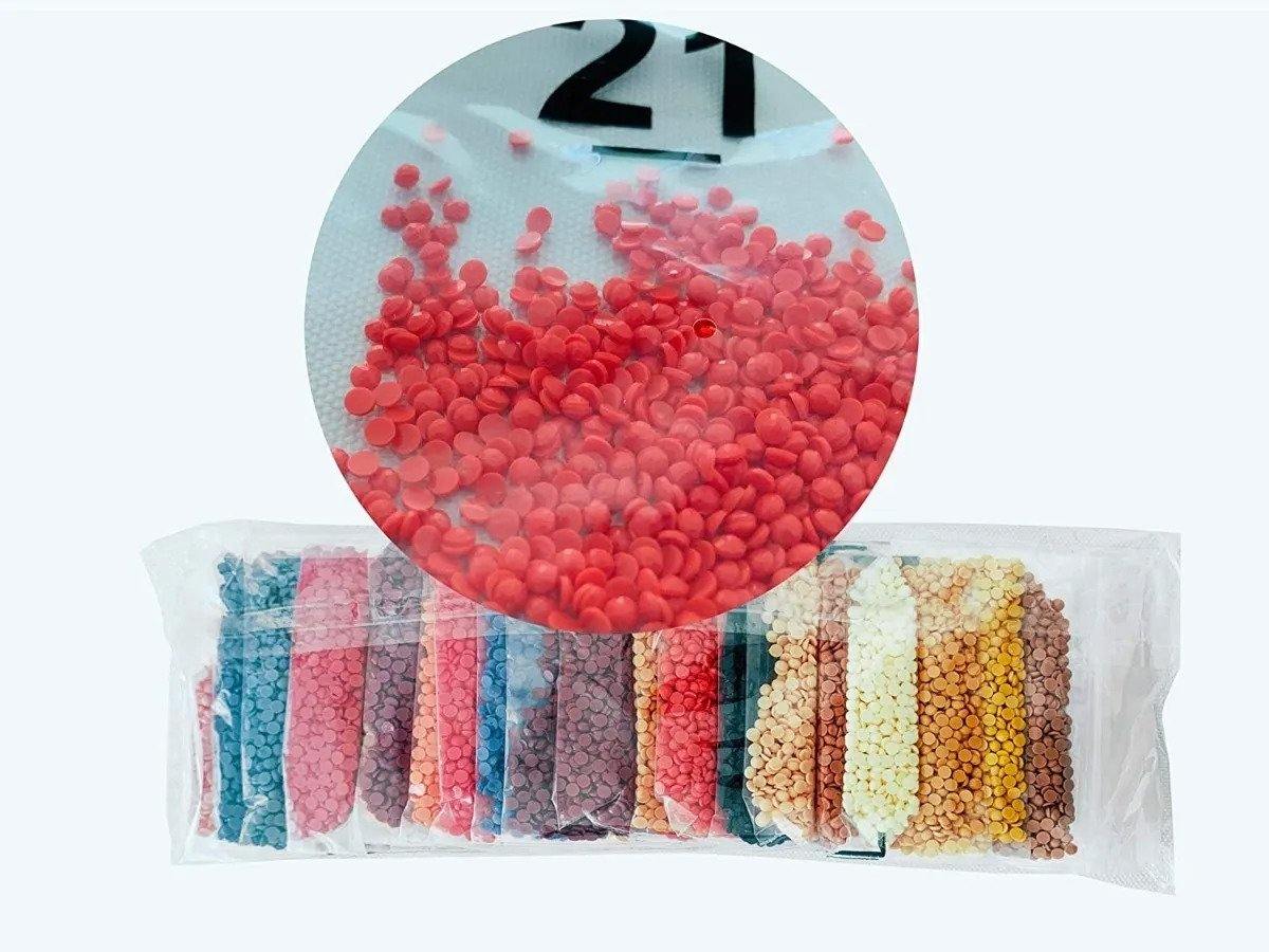 Mario Bros Saltando (40 x 30 cm) - Diamante Redondo - Pinturas de Diamantes