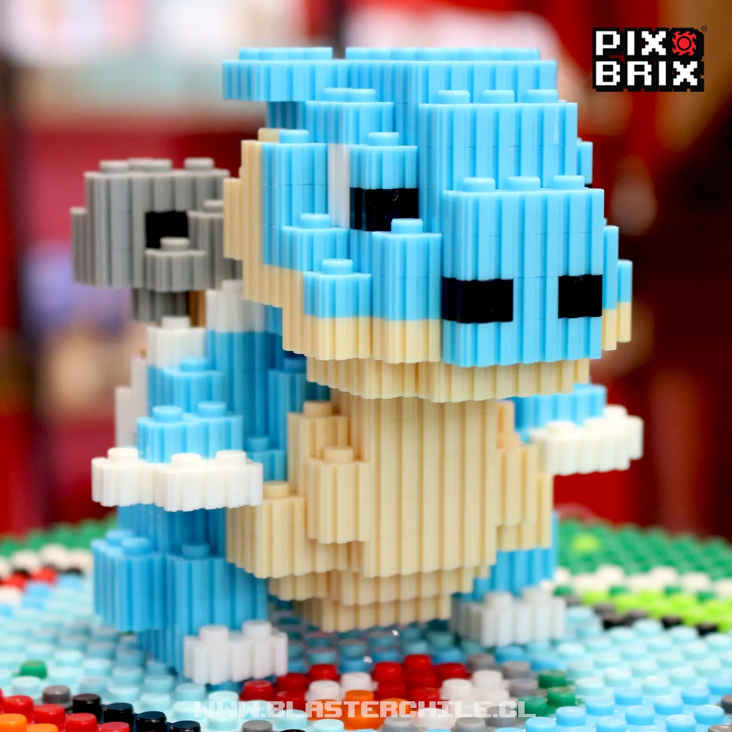 Blastoise Armable 3D - Pokemon - Pix Brix