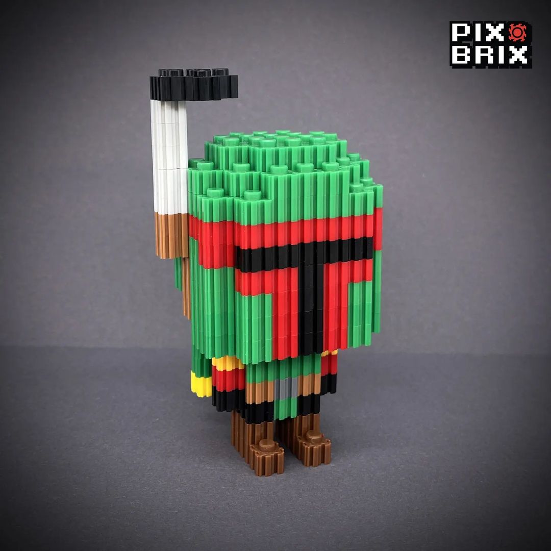 Boba Fett Armable 3D - Star Wars - Pix Brix