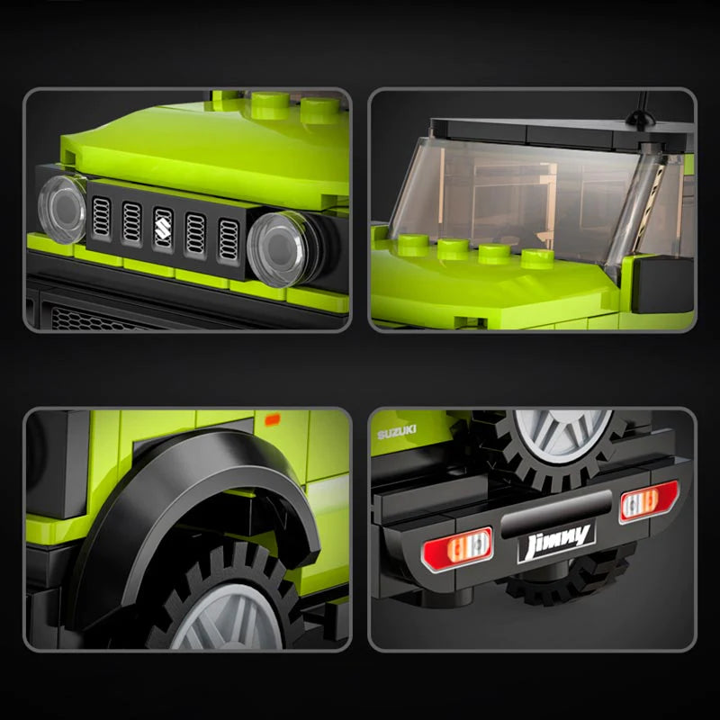 Suzuki Jimny Jeep 4x4 1:24 - Armable de Bloques - CADA