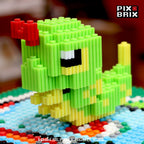 Caterpie Armable 3D - Pokemon - Pix Brix