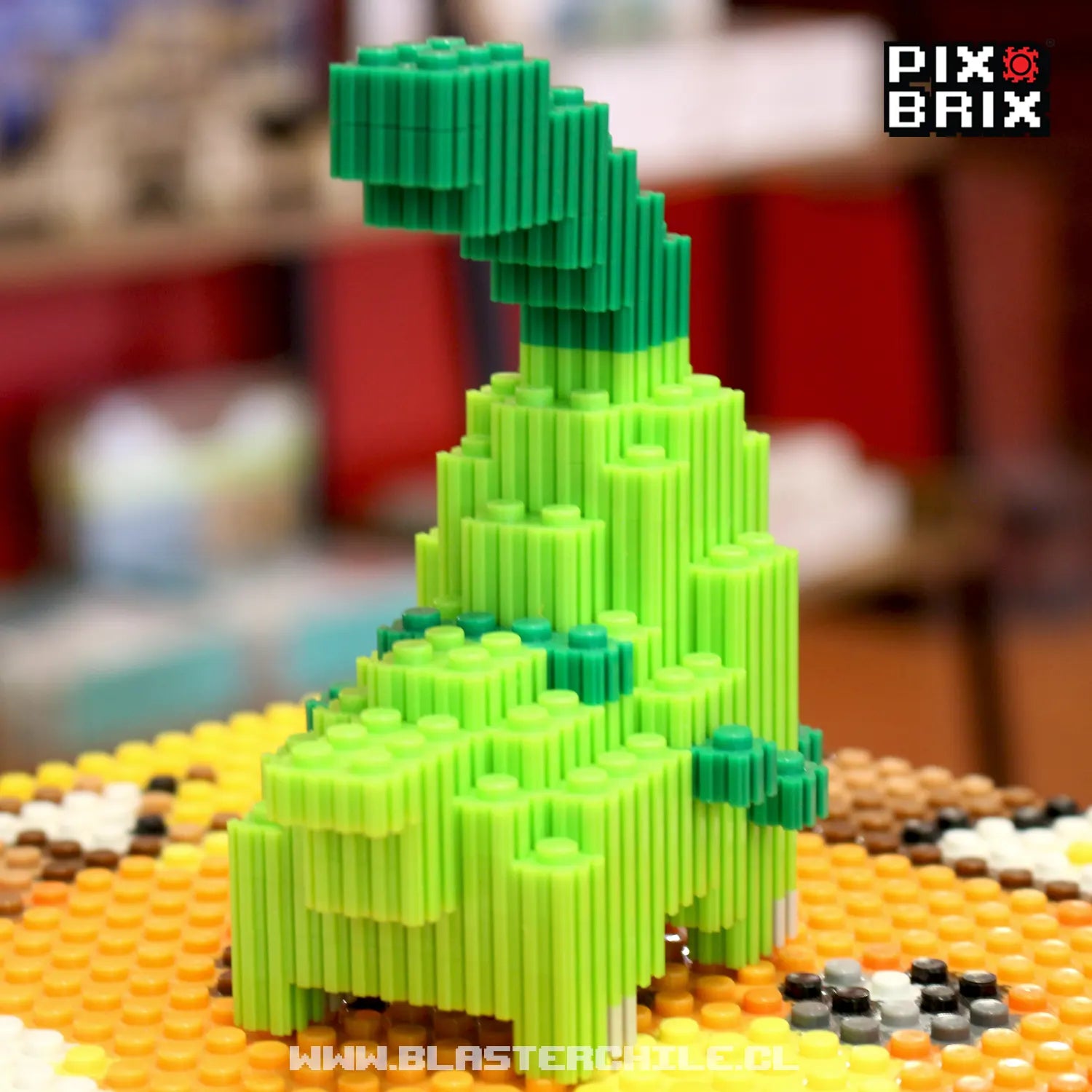Chikorita Armable 3D - Pokemon - Pix Brix