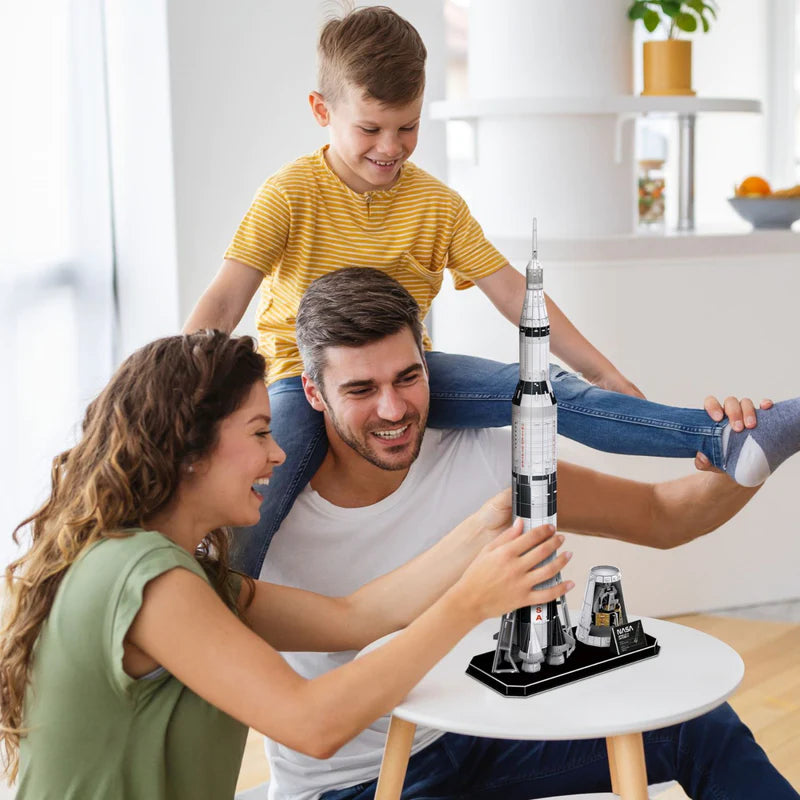 NASA Apollo Saturn V Rocket - Rompecabezas 3D