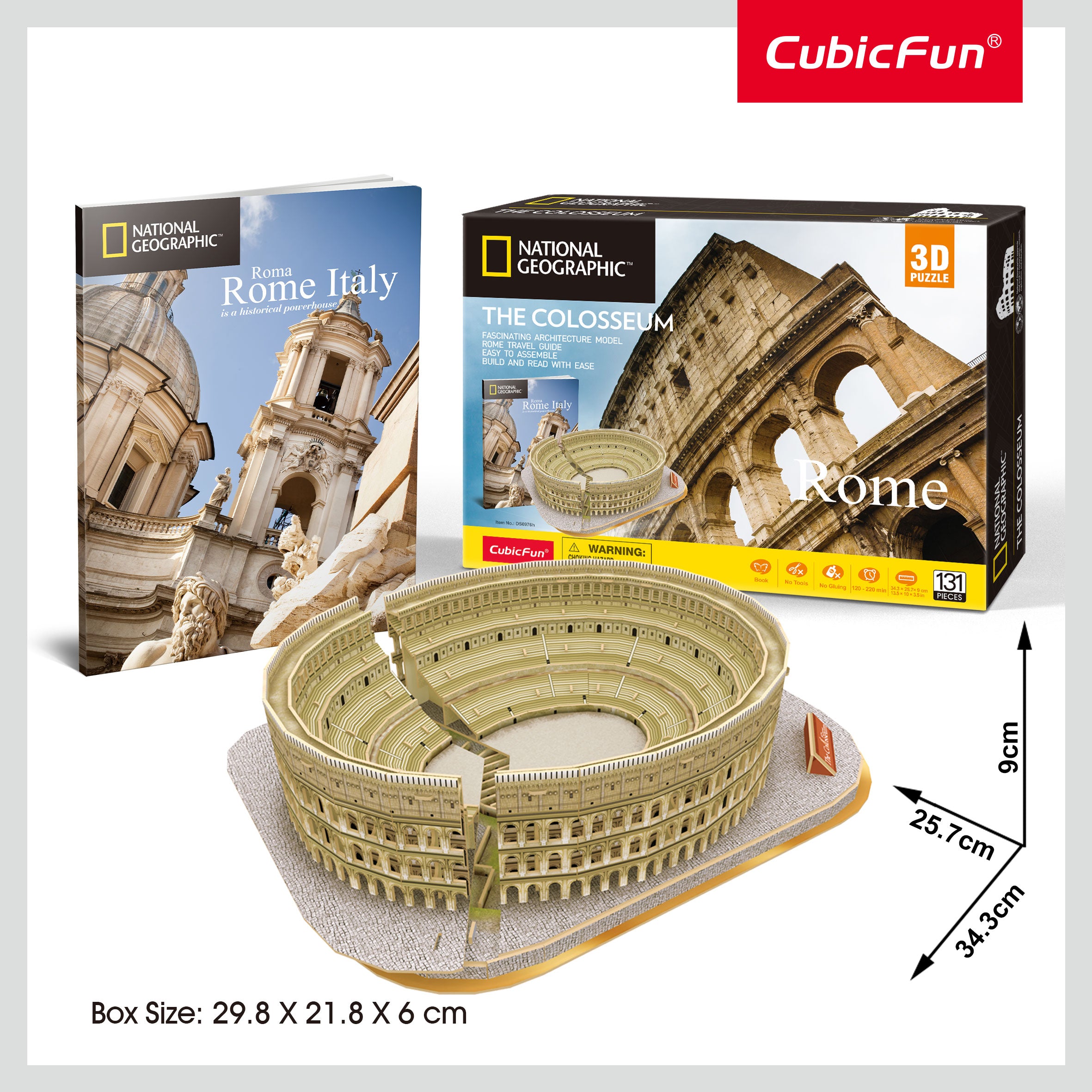 The Colosseum Rome - Nat Geo - Rompecabezas 3D