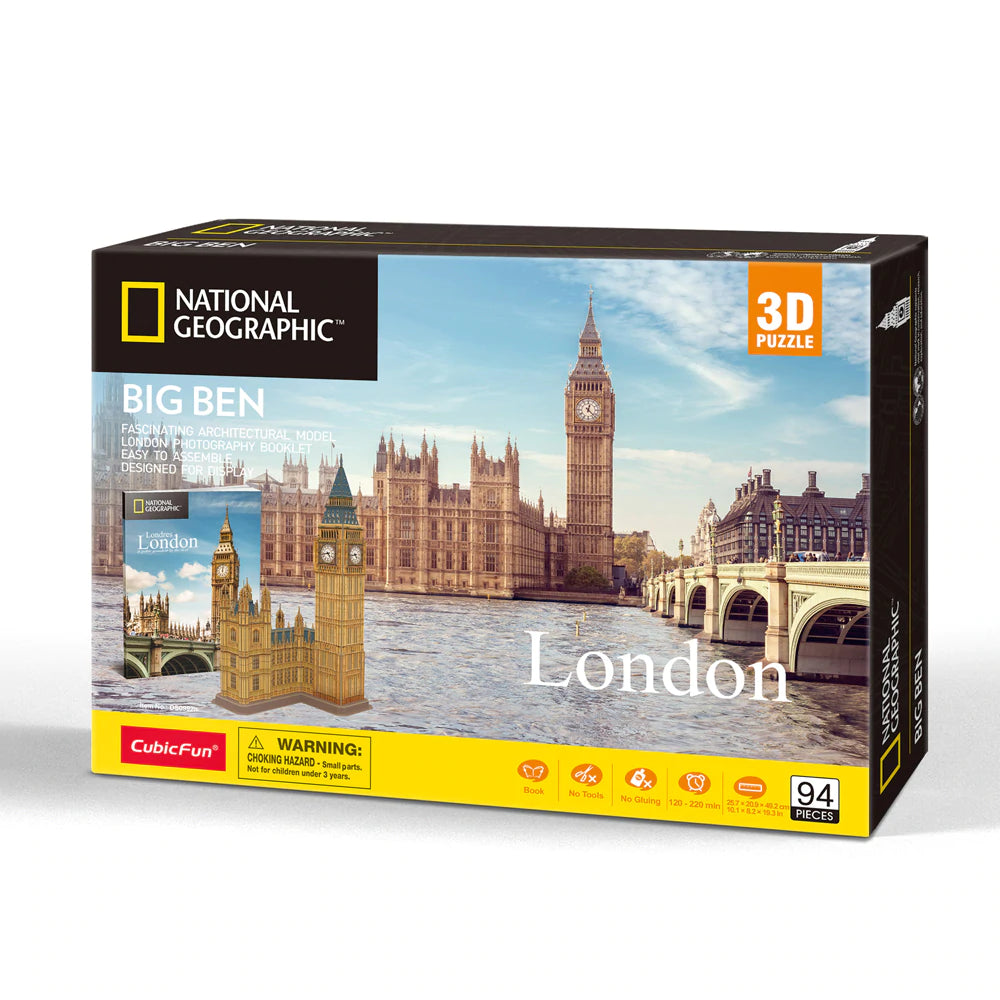 Big Ben London - Nat Geo - Rompecabezas 3D