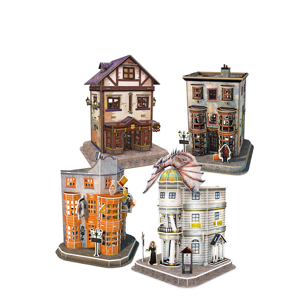 Callejon Diagon - 4 Sets incluidos - Harry Potter - Rompecabezas 3D