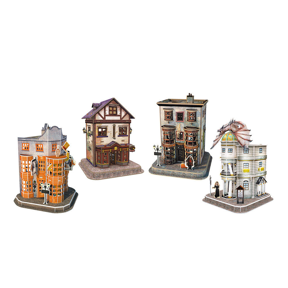 Callejon Diagon - 4 Sets incluidos - Harry Potter - Rompecabezas 3D