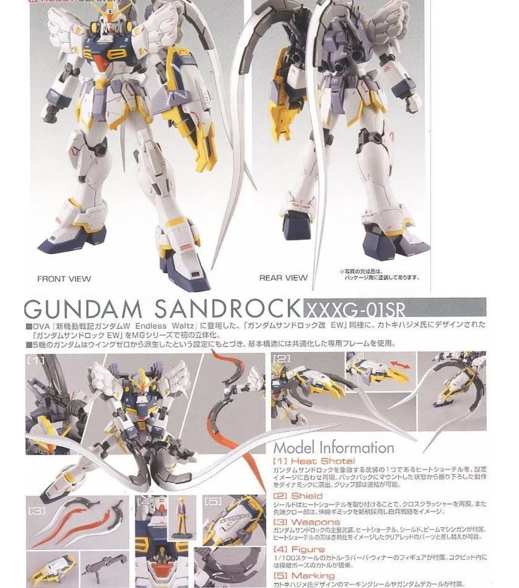 MG 1/100 GUNDAM SANDROCK EW VER. - Model Kit Articulado - Bandai
