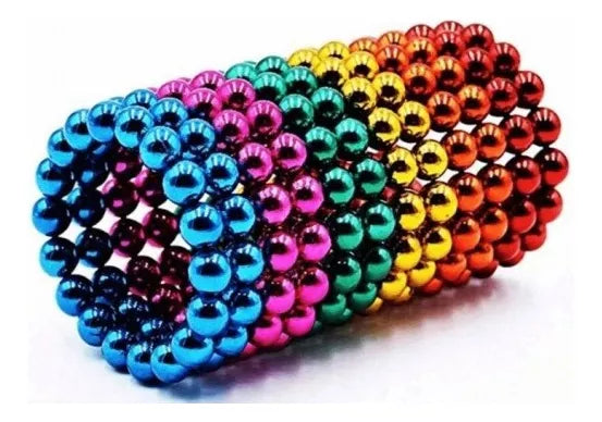 Set de 216 Bolas Magnéticas 8 Colores - Juegos Magnéticos