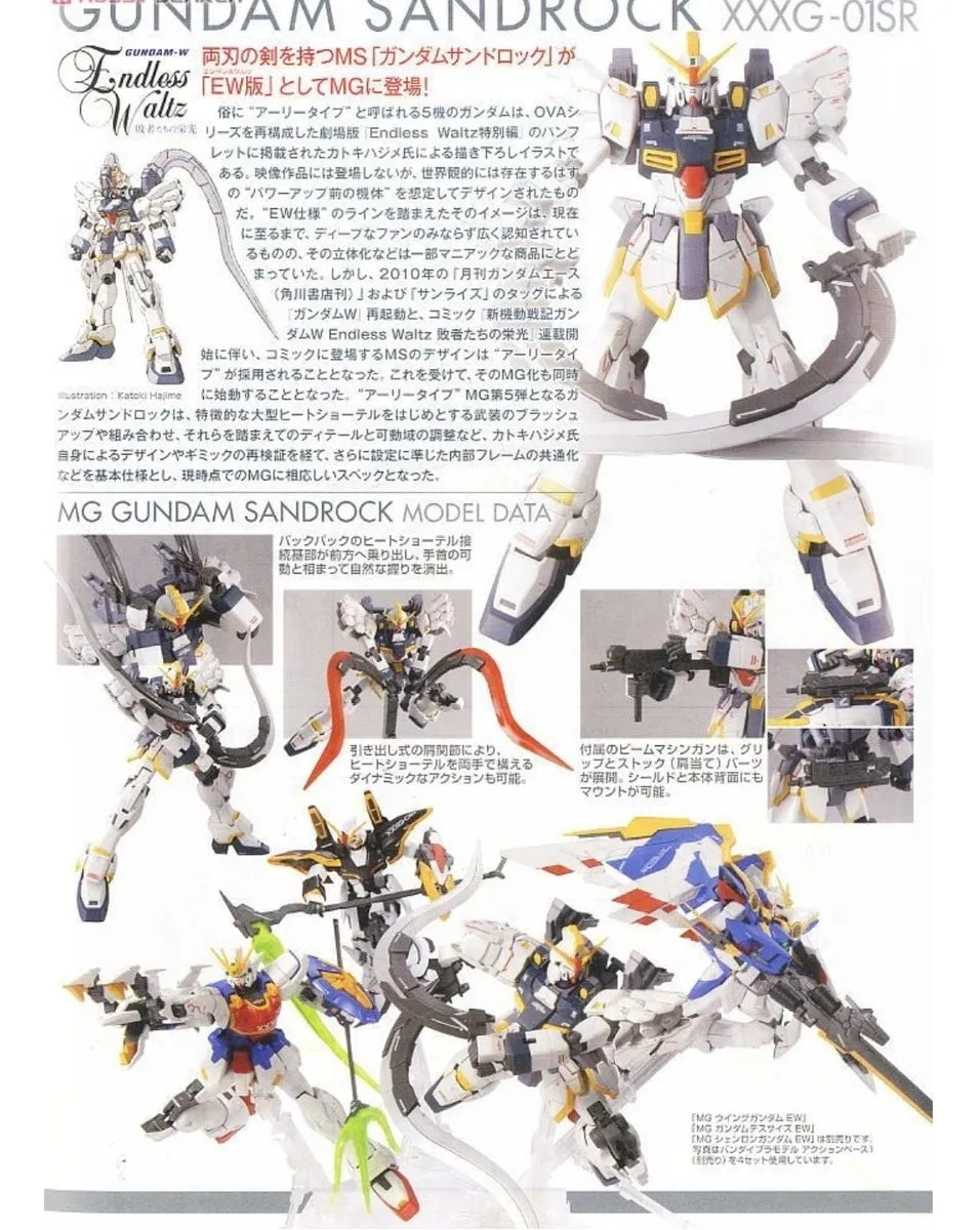 MG 1/100 GUNDAM SANDROCK EW VER. - Model Kit Articulado - Bandai