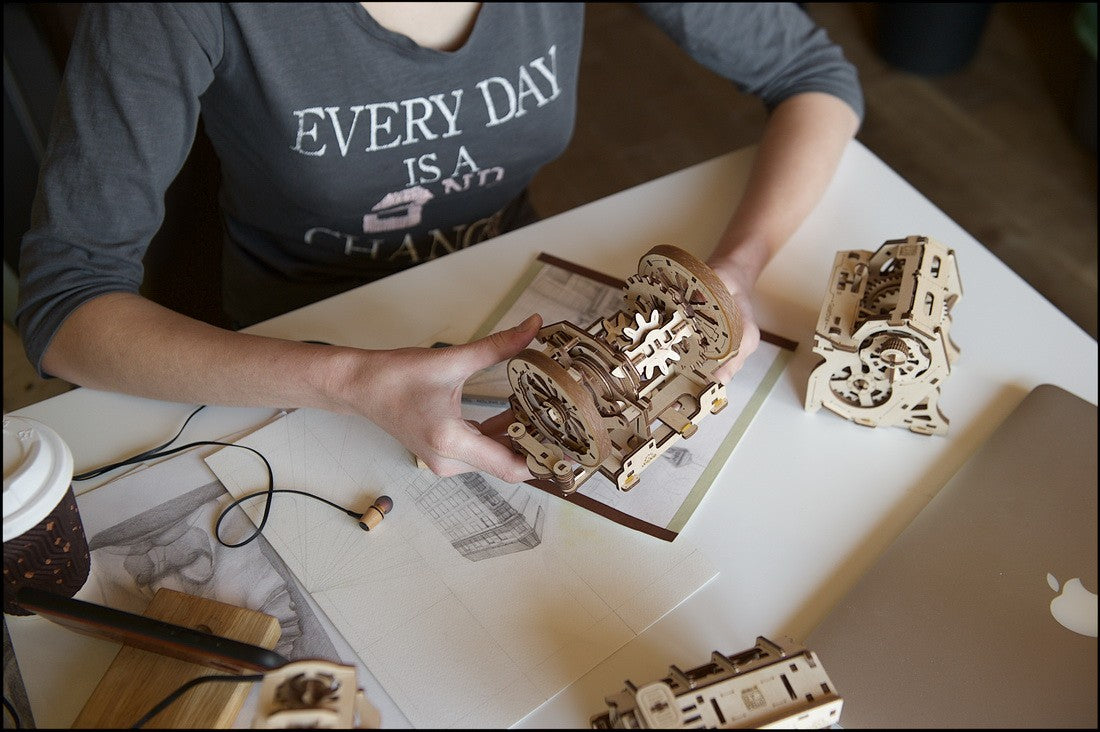 Diferencial - Maqueta Mecánica de Madera - Ugears