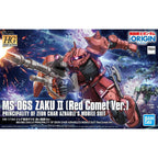 Hg 1/144 Ms-06S Zaku II Principality Of Zeon Char Red Comet Ver. - Model Kit Articulado - Bandai