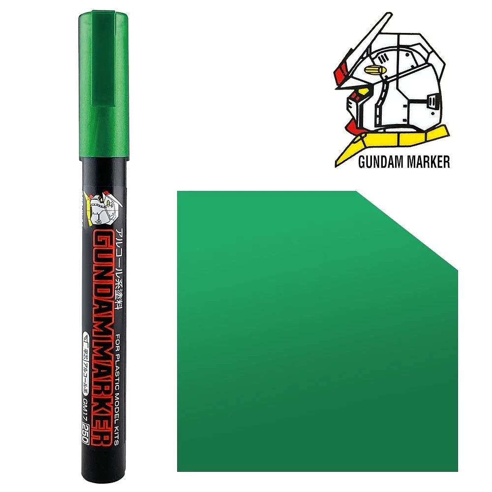 GUNDAM MARKER GM18 METALLIC GREEN - GSI Creos - Mr.Hobby