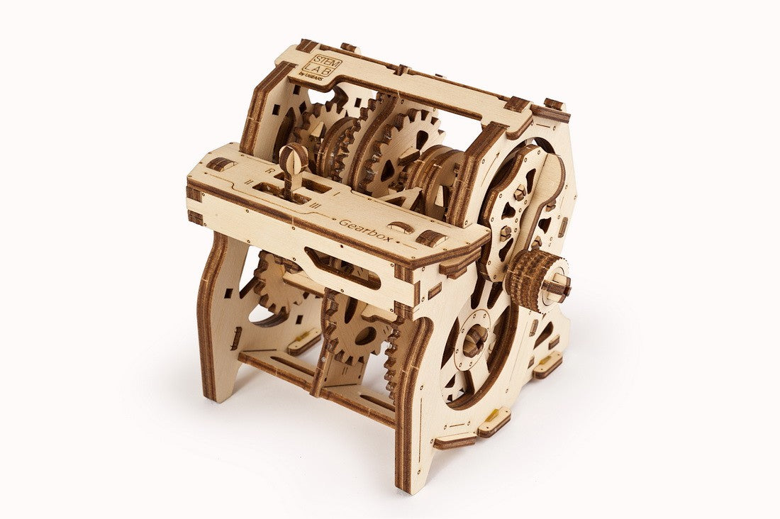 Caja de Cambios - Maqueta Mecánica de Madera - Ugears