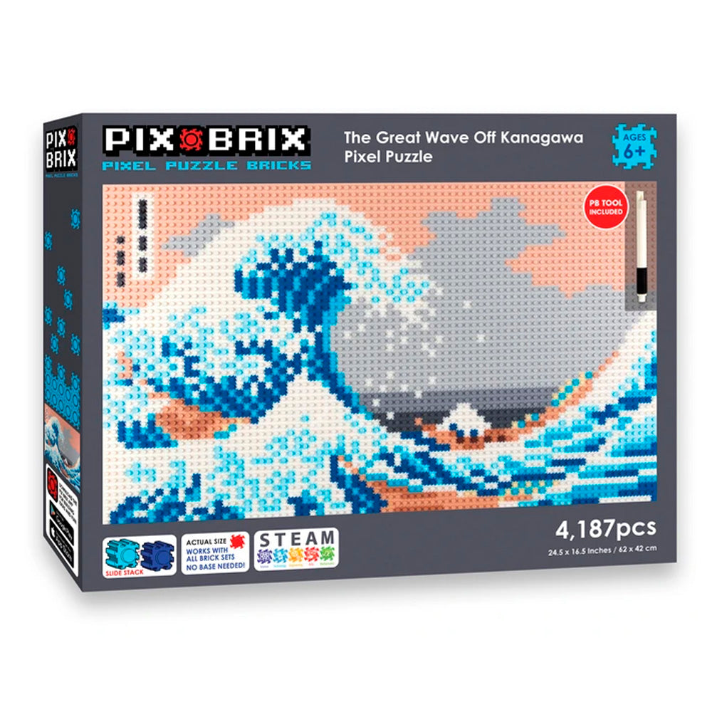 Great Wave Puzzle - Pix Brix