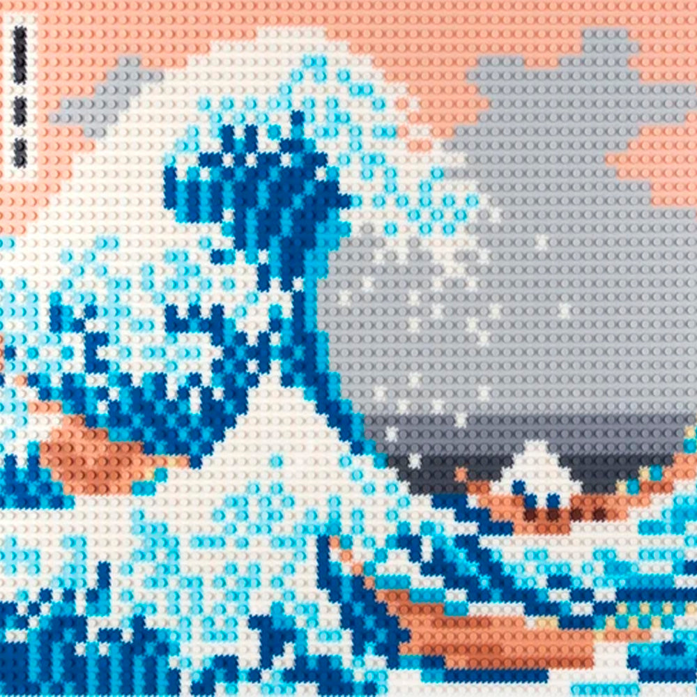 Great Wave Puzzle - Pix Brix
