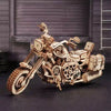 Cruiser Motorcycle - Rompecabezas 3D - Maqueta de Madera ROKR