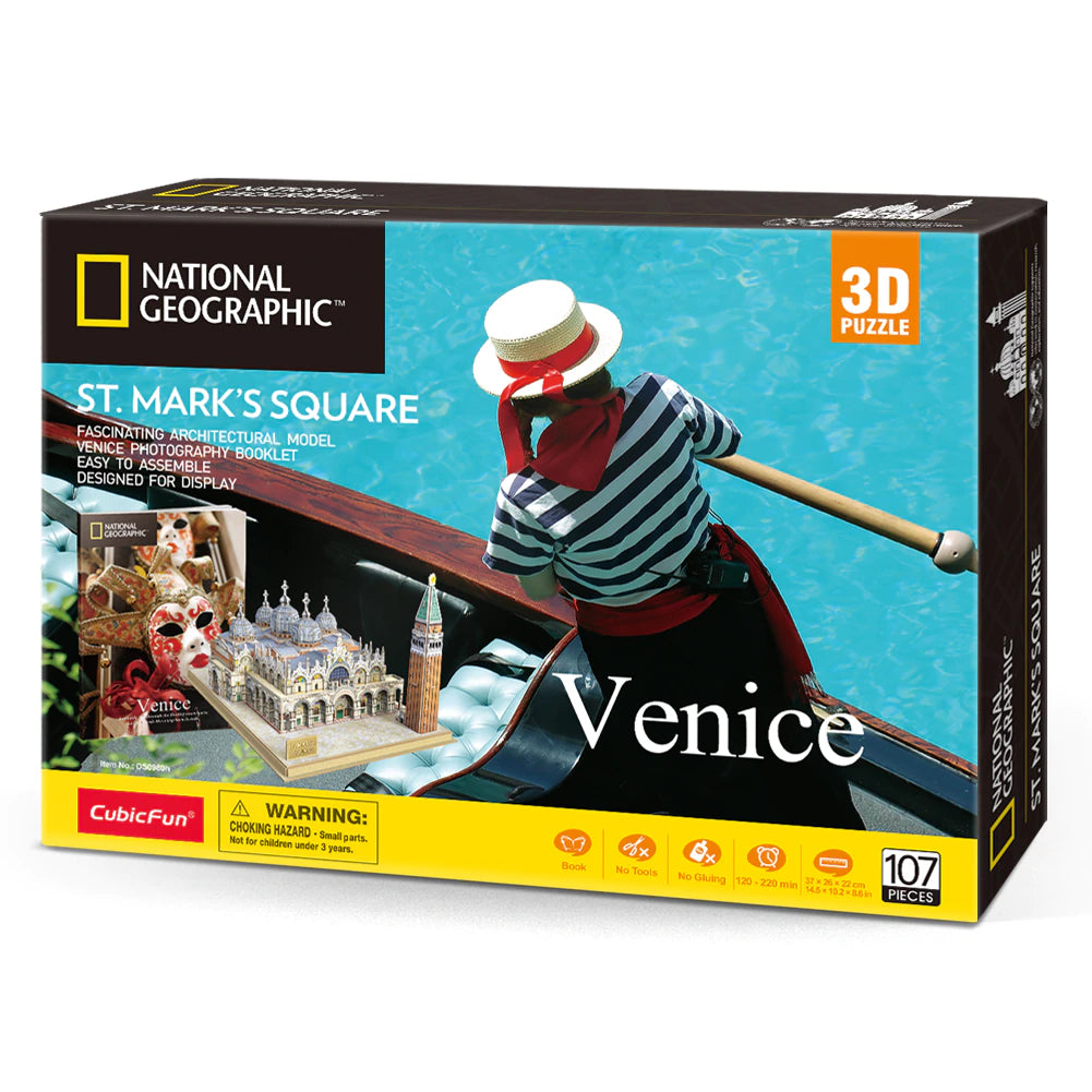 St. Mark's Square Venecia - Nat Geo - Rompecabezas 3D