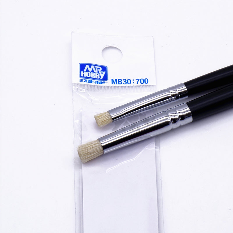 MB30 MR.WEATHERING BRUSH SET HARD - Set Pinceles Duros - Mr.Hobby - GSI creos
