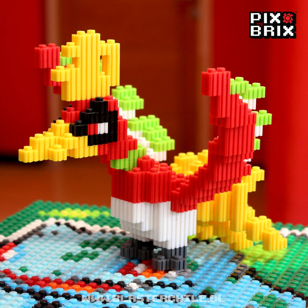 Ho-oh Armable 3D - Pokemon - Pix Brix – BlasterChile