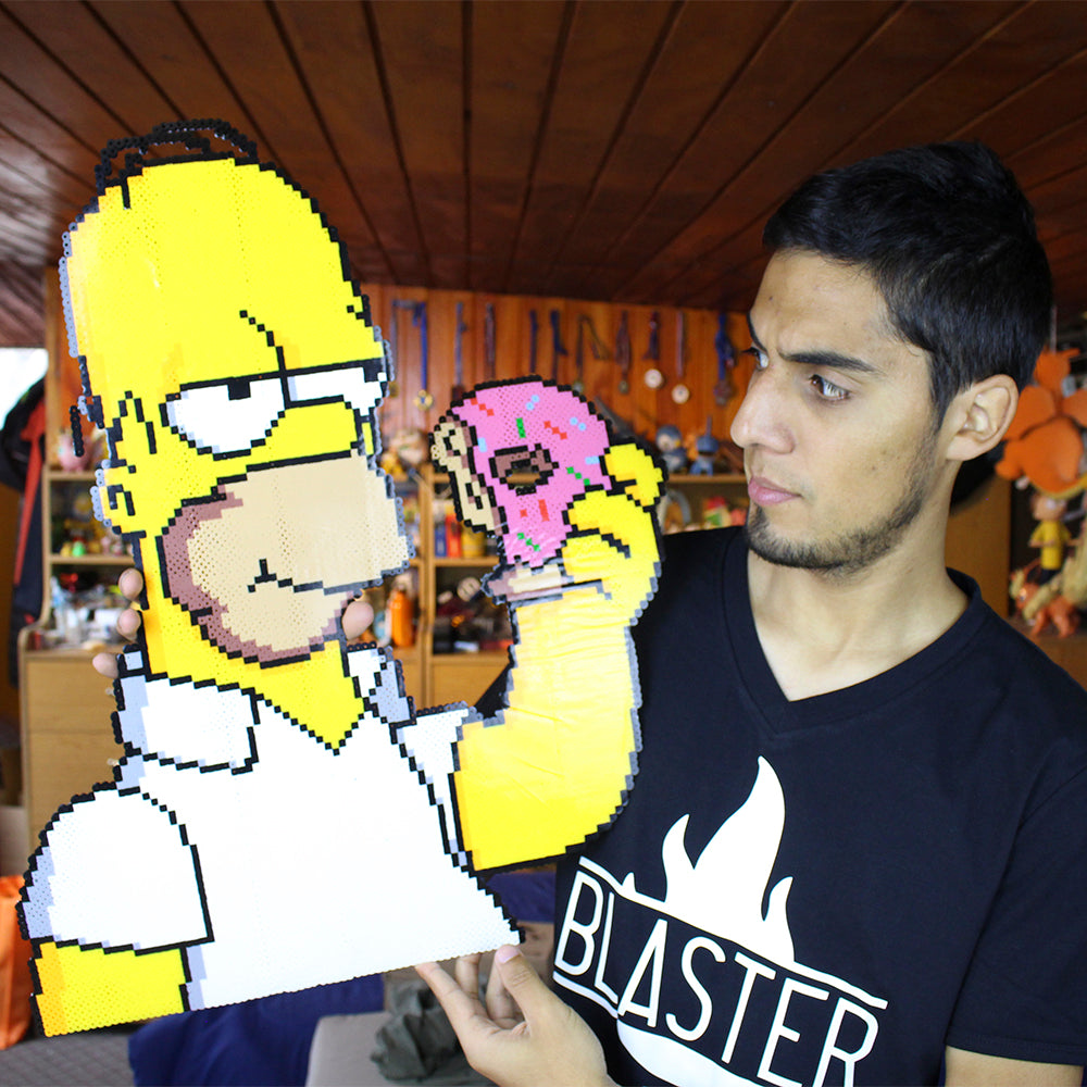 Pack Homero Simpson (6.500 Piezas) + 15 Placas Cuadradas 5mm