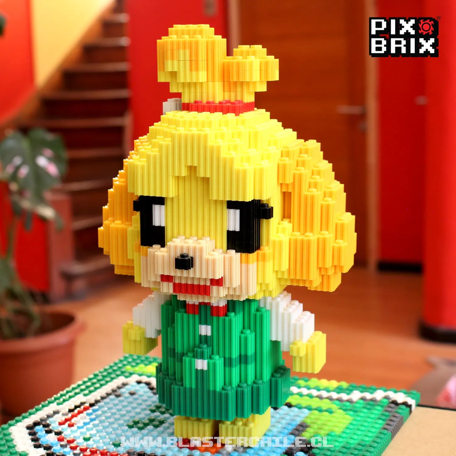 Isabelle Armable 3D - Animal Crossing - Pix Brix