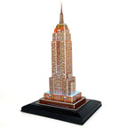 LED Empire State - Architecture Model - Rompecabezas 3D
